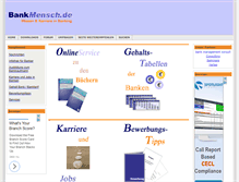 Tablet Screenshot of bankmensch.de